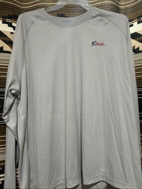Men's Long-Sleeve Performance Shirt - Light Gray worldwide sportsman